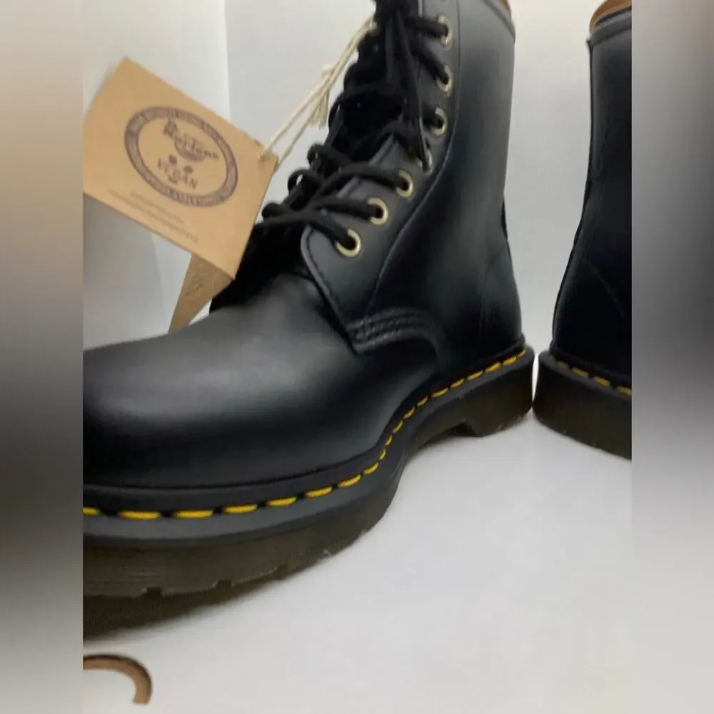 Dr. Martens Vegan 1460 Smooth Black Women's Lace-Up Boots
